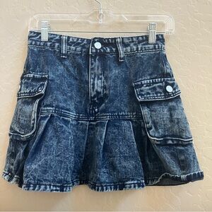 Women’s Blue Denim Mini Skirt Sz S